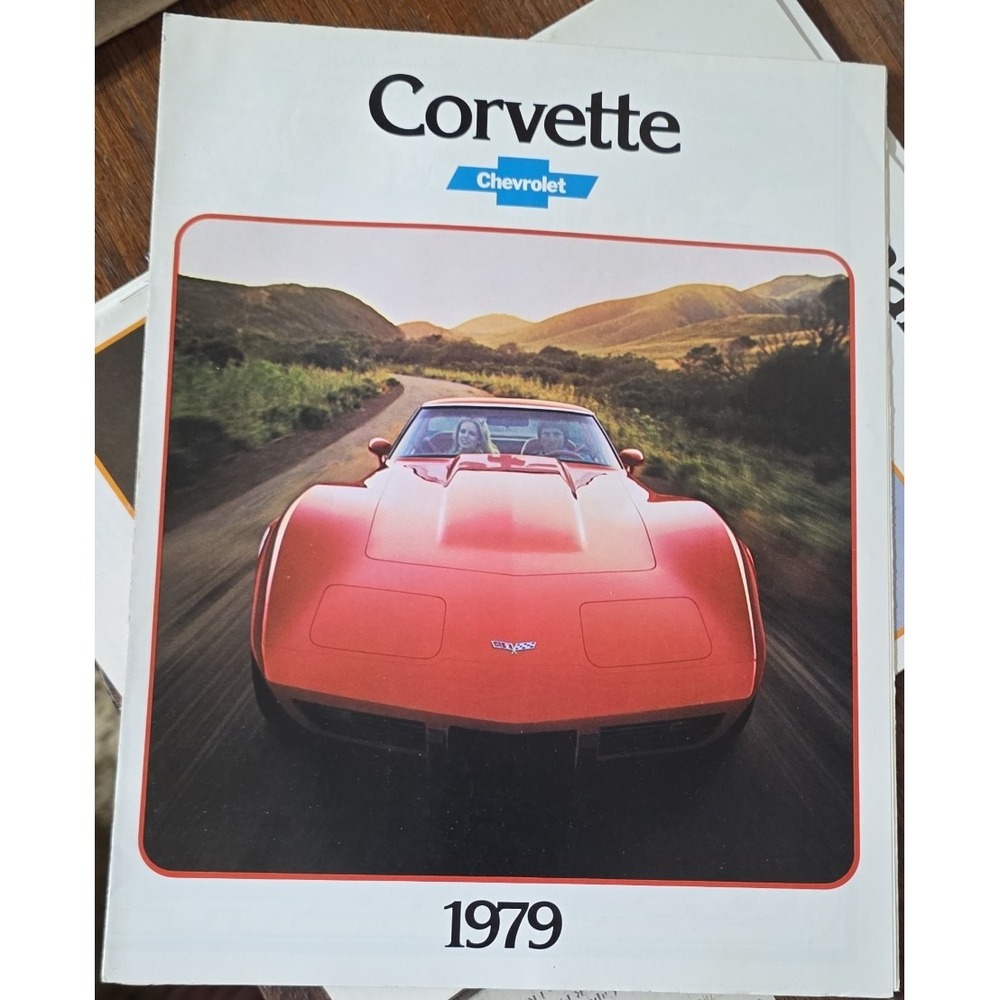1979 Chevrolet Corvette Car Sales Brochure Advertising Poster Chevy‎